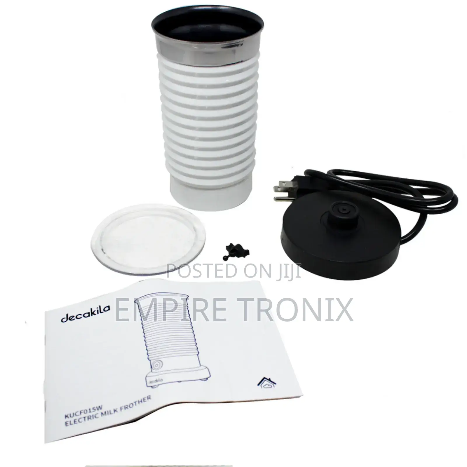 Decakila Milk Frother 550w 1 Button 210ML KECF015W