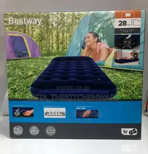 Bestway Inflatable Air Mattress With Pump (2 Peoples) 10inch