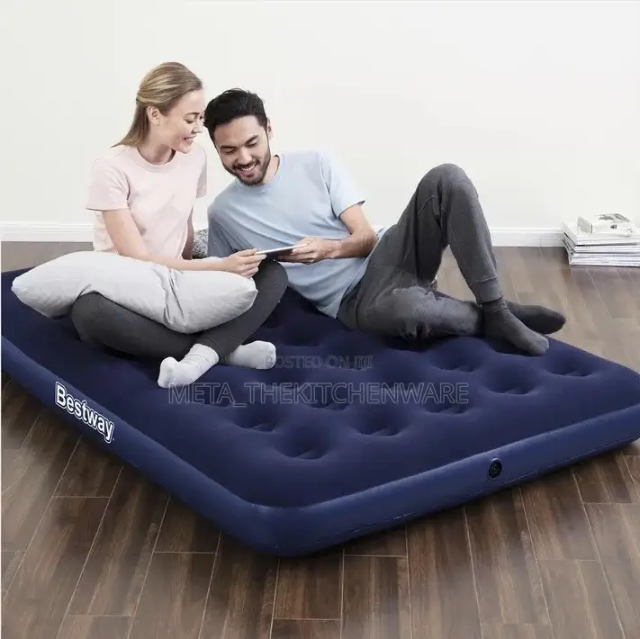 Bestway Inflatable Air Mattress With Pump (2 Peoples) 10inch