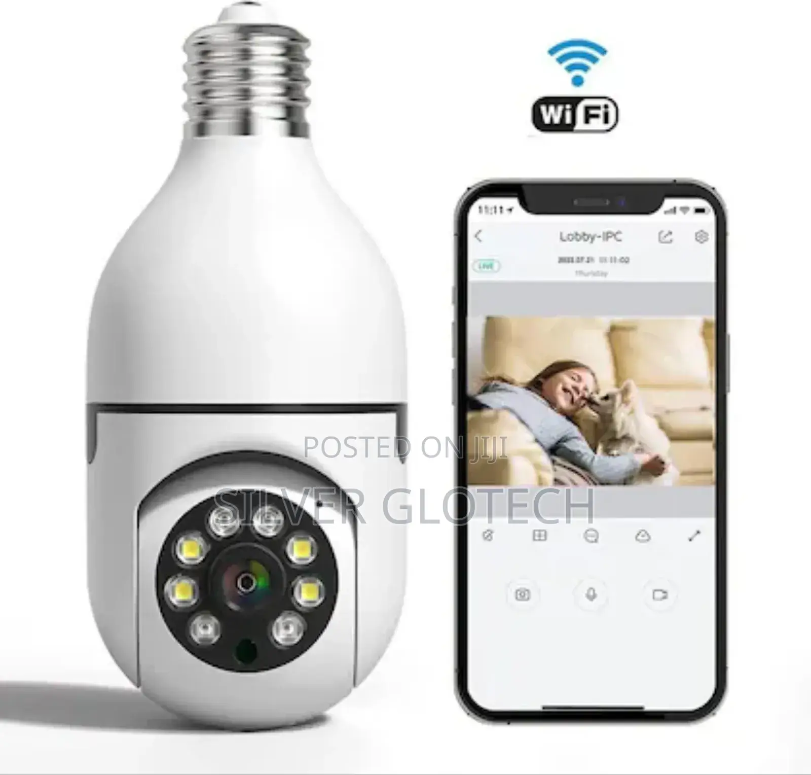 CCTV Bulb Camera Unaweza Ona Kupitia Simu Hata Ukiwa Mbali
