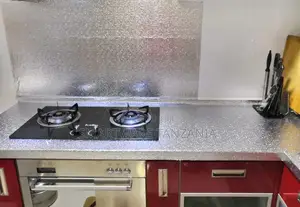 Self-Adhesive High Temp Heat-Resistant Gas Stove Wallpaper