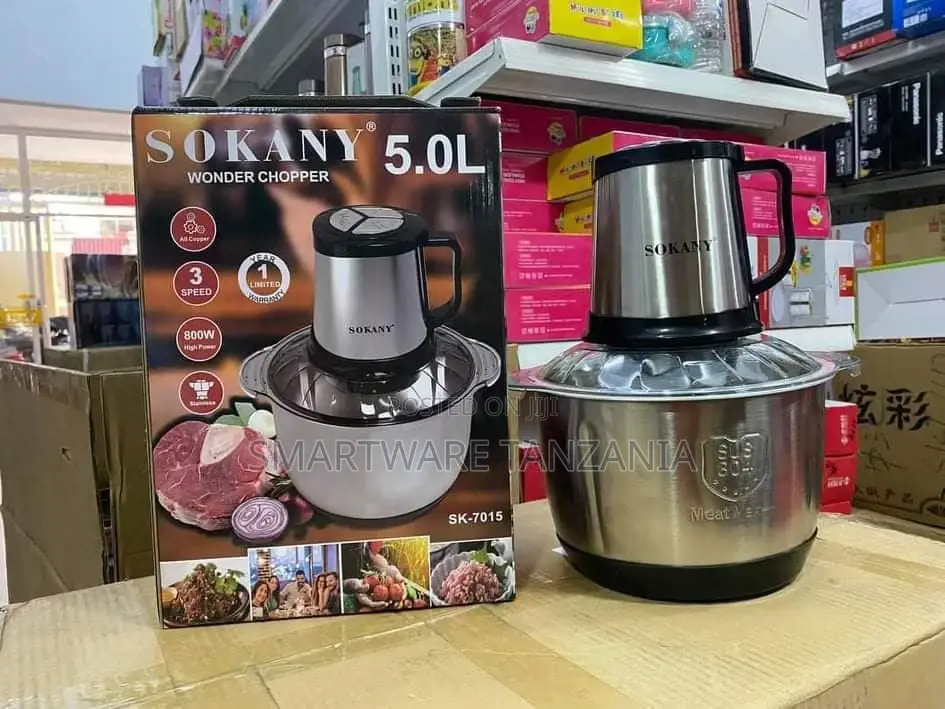 5-liters Food Processors Electric Chopper With Meat Grinder