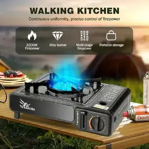 Portable Gas Stove With One Butane Bottle Gas