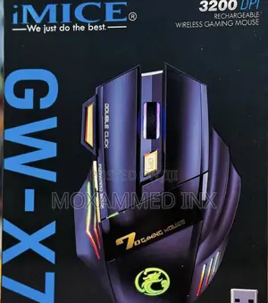 Imice 3200 Dpi Rechargeable Wireless Gaming Mouse Gw- X7