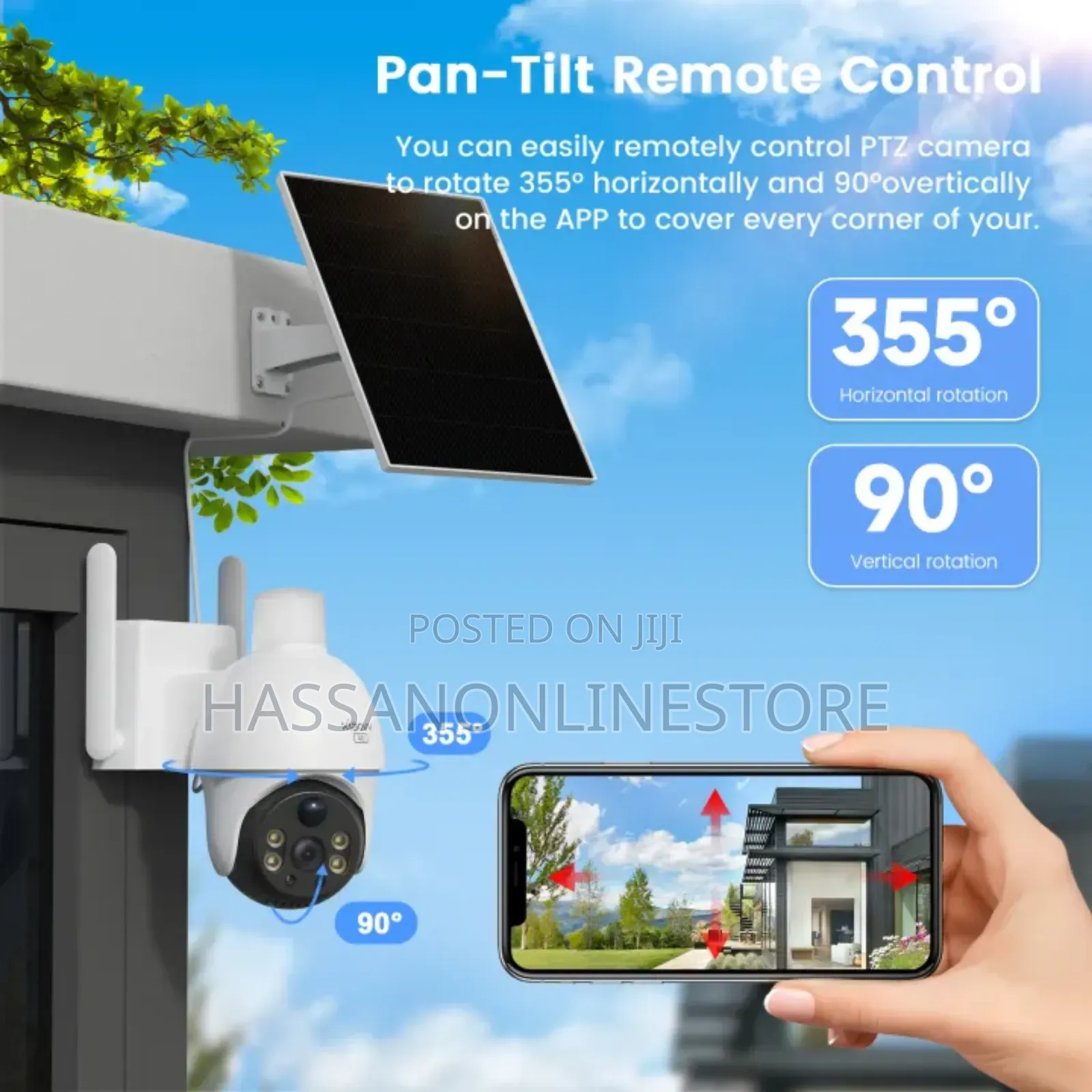 Xiaovv 3630d-P15s-4g 3M Outdoor 355° Smart 4G Camera Solar