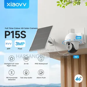 Xiaovv 3630d-P15s-4g 3M Outdoor 355° Smart 4G Camera Solar