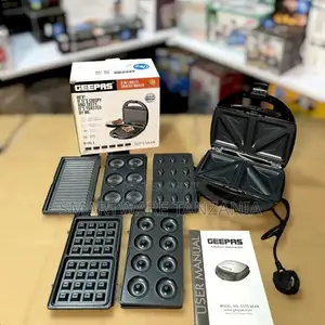 6 In 1 Sandwich Maker, Waffle Maker With 6 Removable Plates