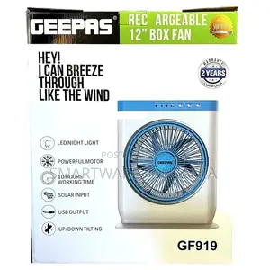 12 Inch Box Fan, 3 Speeds Fan For Bedroom, Office, Home