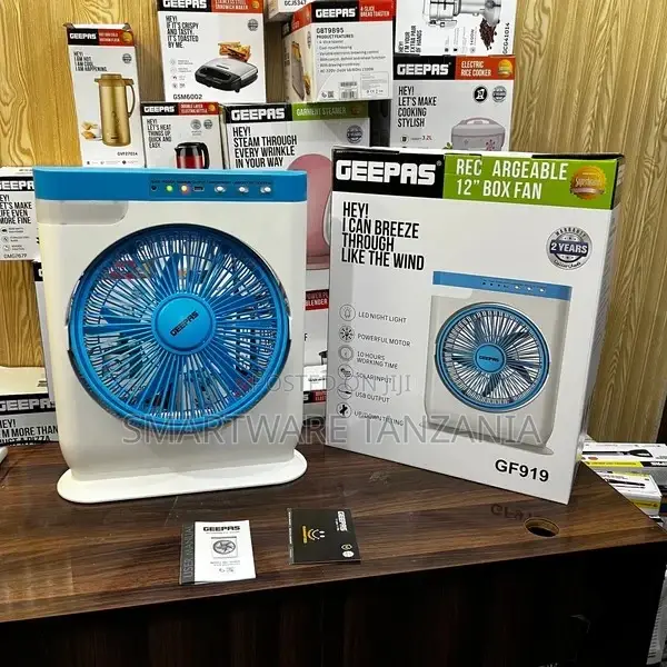 12" Table Quiet Fan With 3 Speeds, Rotatable Grill Desk Fan