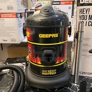Drum Vacuum Cleaner, 25L Tank Dust Capacity Washable Filter