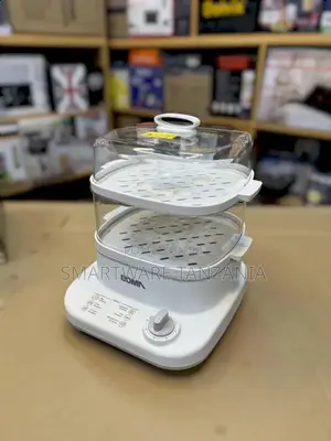 Electric Food Steamer, Fast Heating With 3 Tiers Basket
