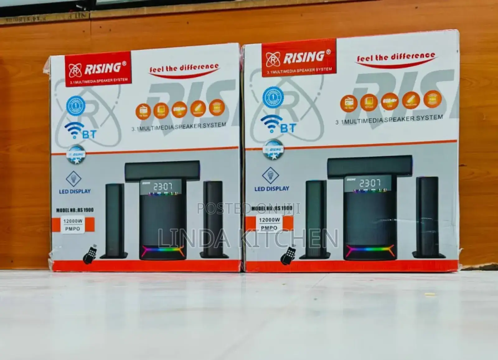 Rising 3 in 1 Multimedia Speaker System