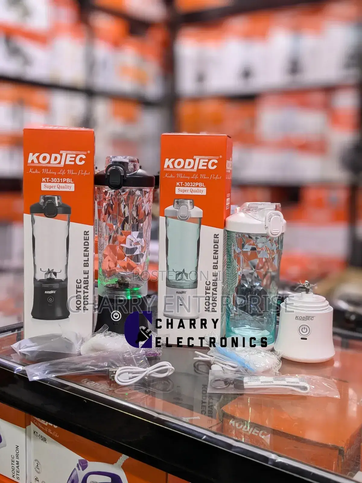 KODTEC Rechargeable Blender/ Blenda Ya Kuchaji600mls