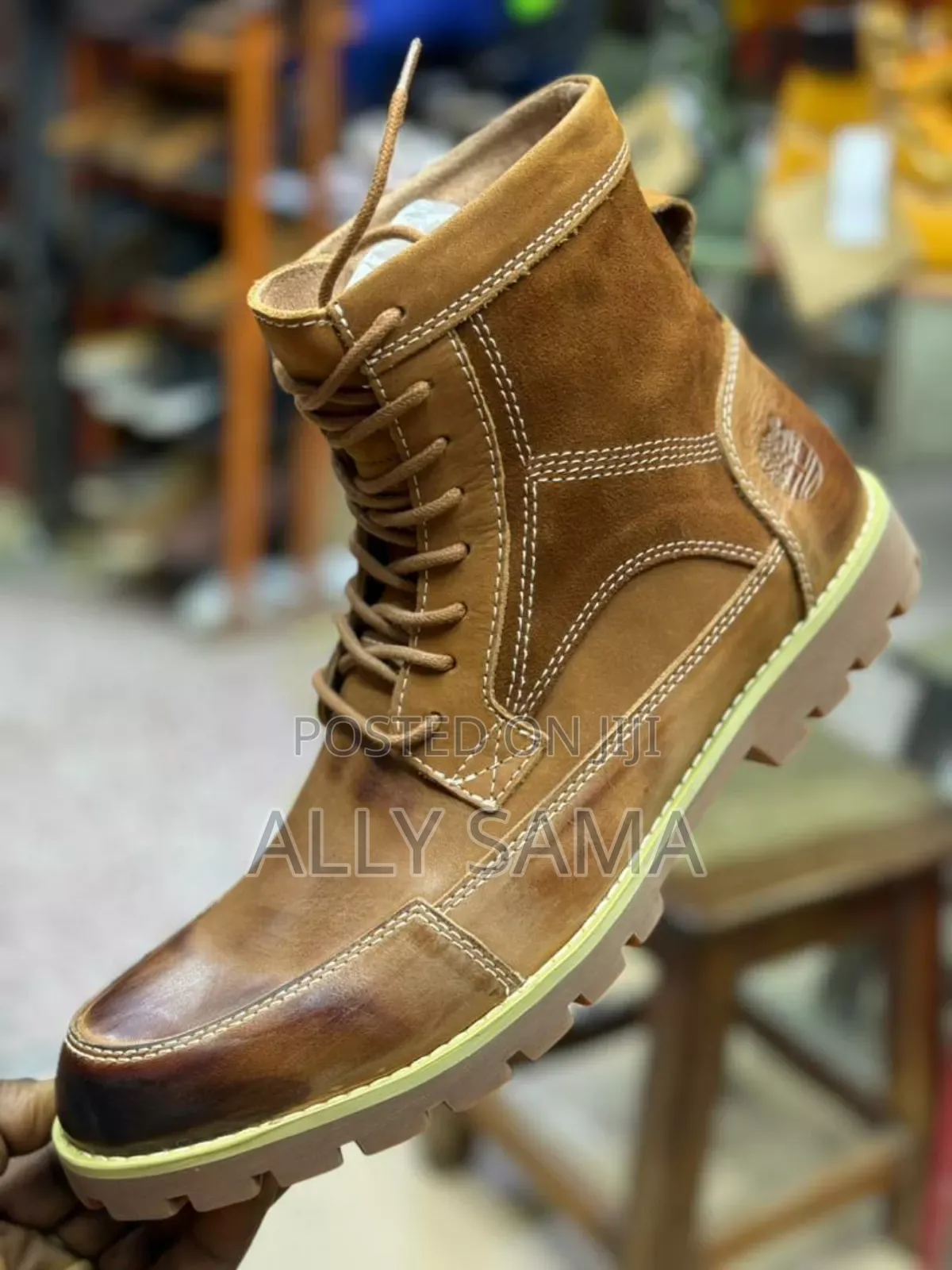 Mens Timberland Boots Material Leather