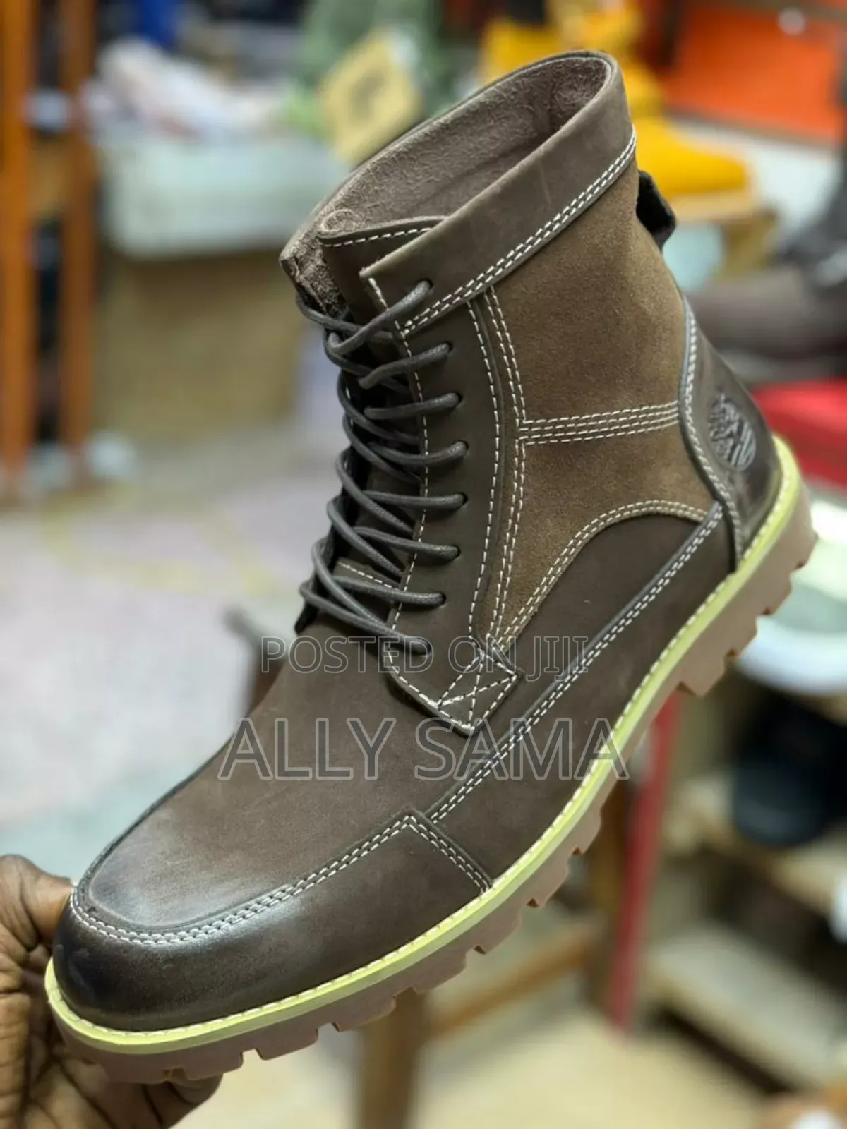 Mens Timberland Boots Material Leather