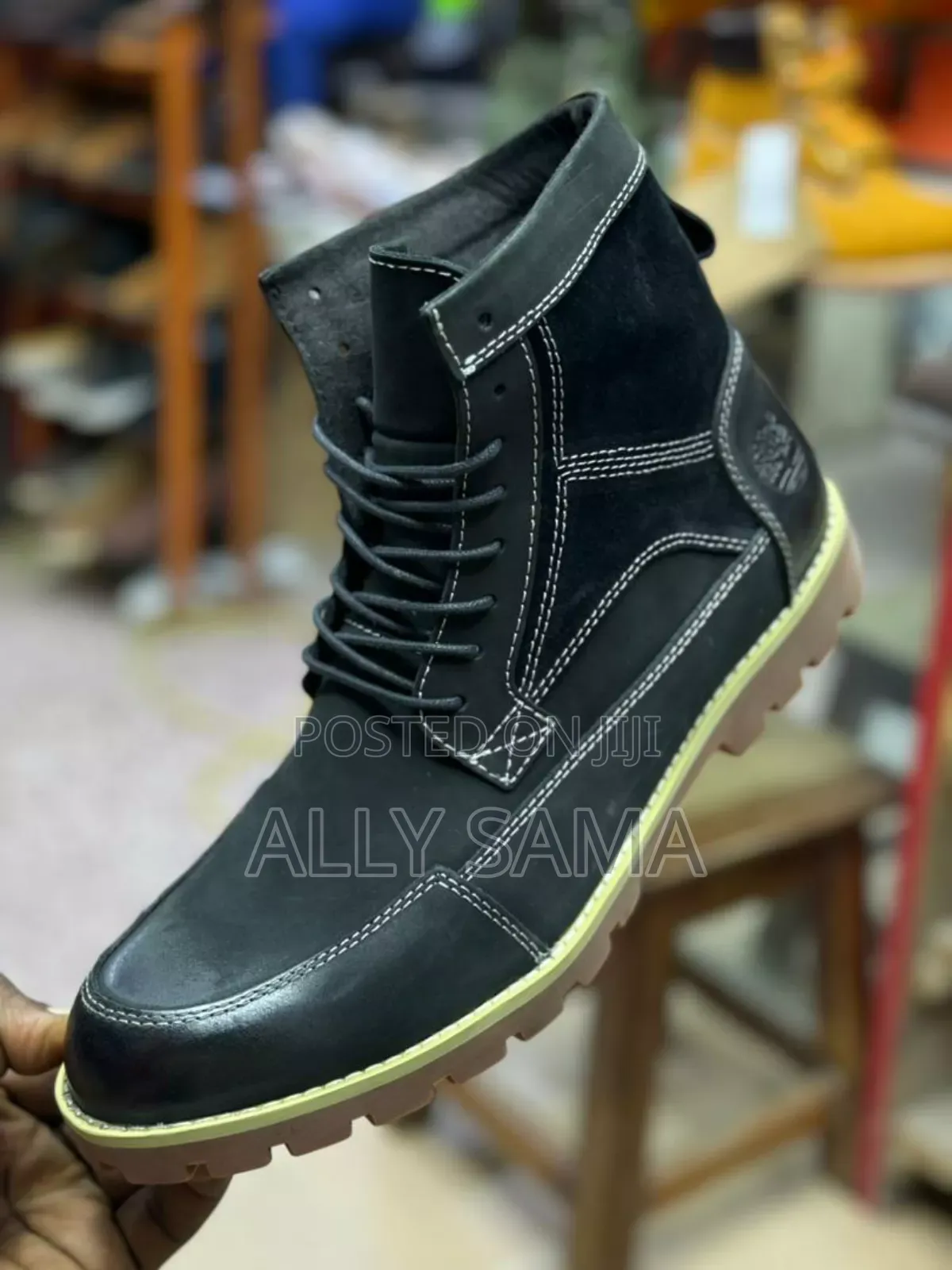 Mens Timberland Boots Material Leather