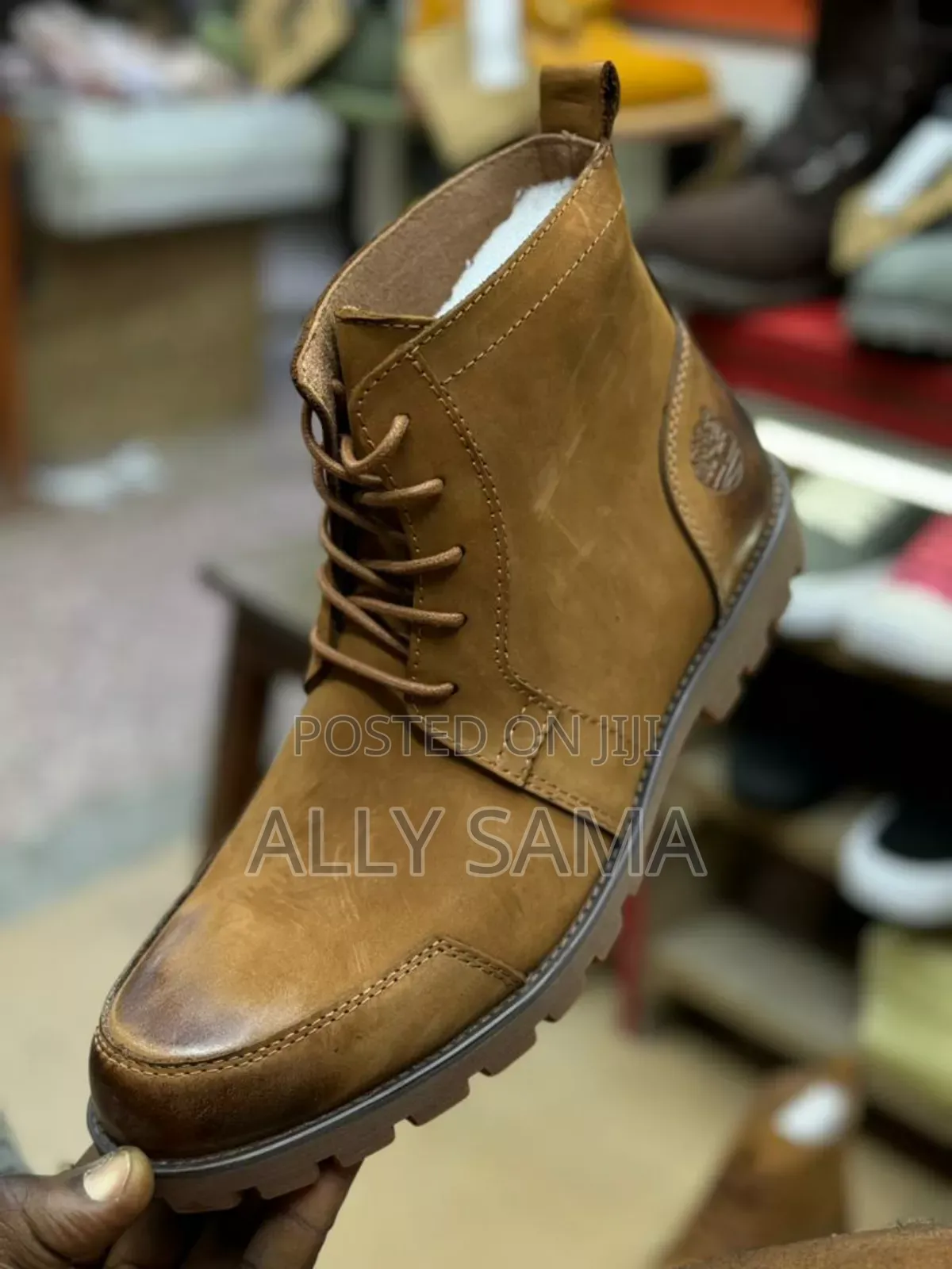 Mens Timberland Boots Material Leather