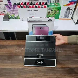 Digital Compact Bathroom Scale With Backlit Display