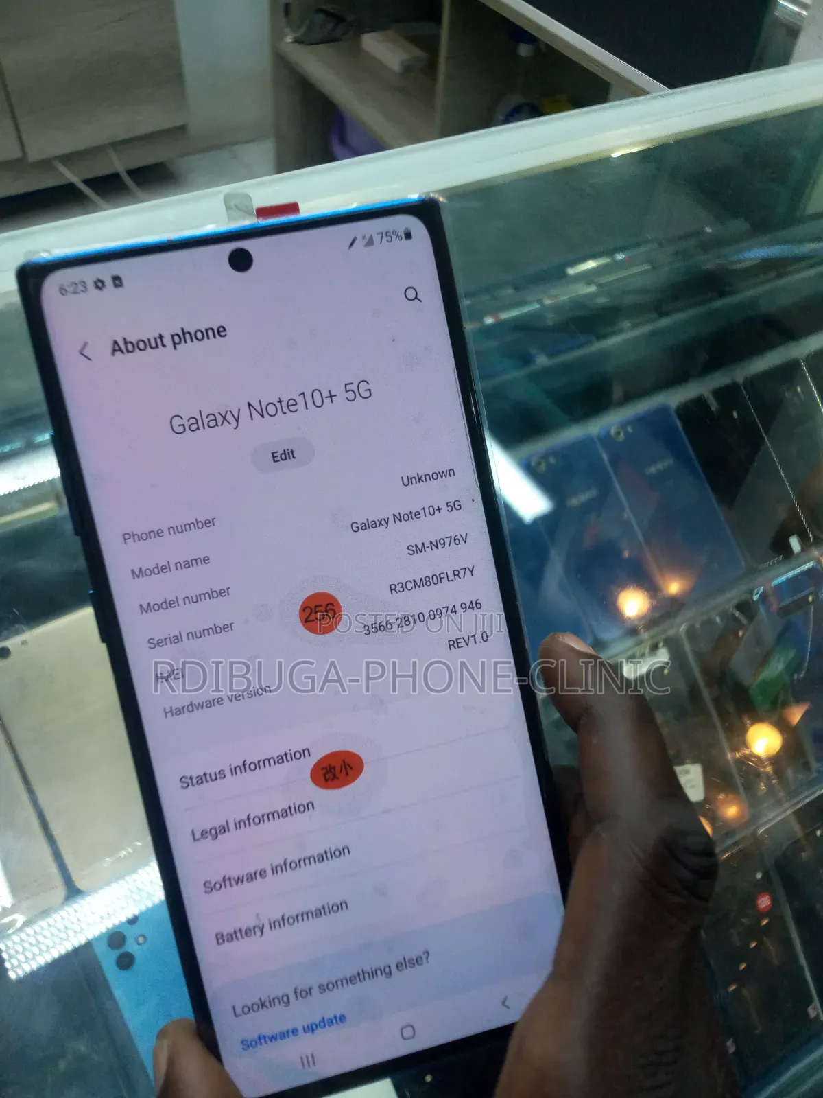 Samsung Galaxy Note 10 Plus 256 GB Blue