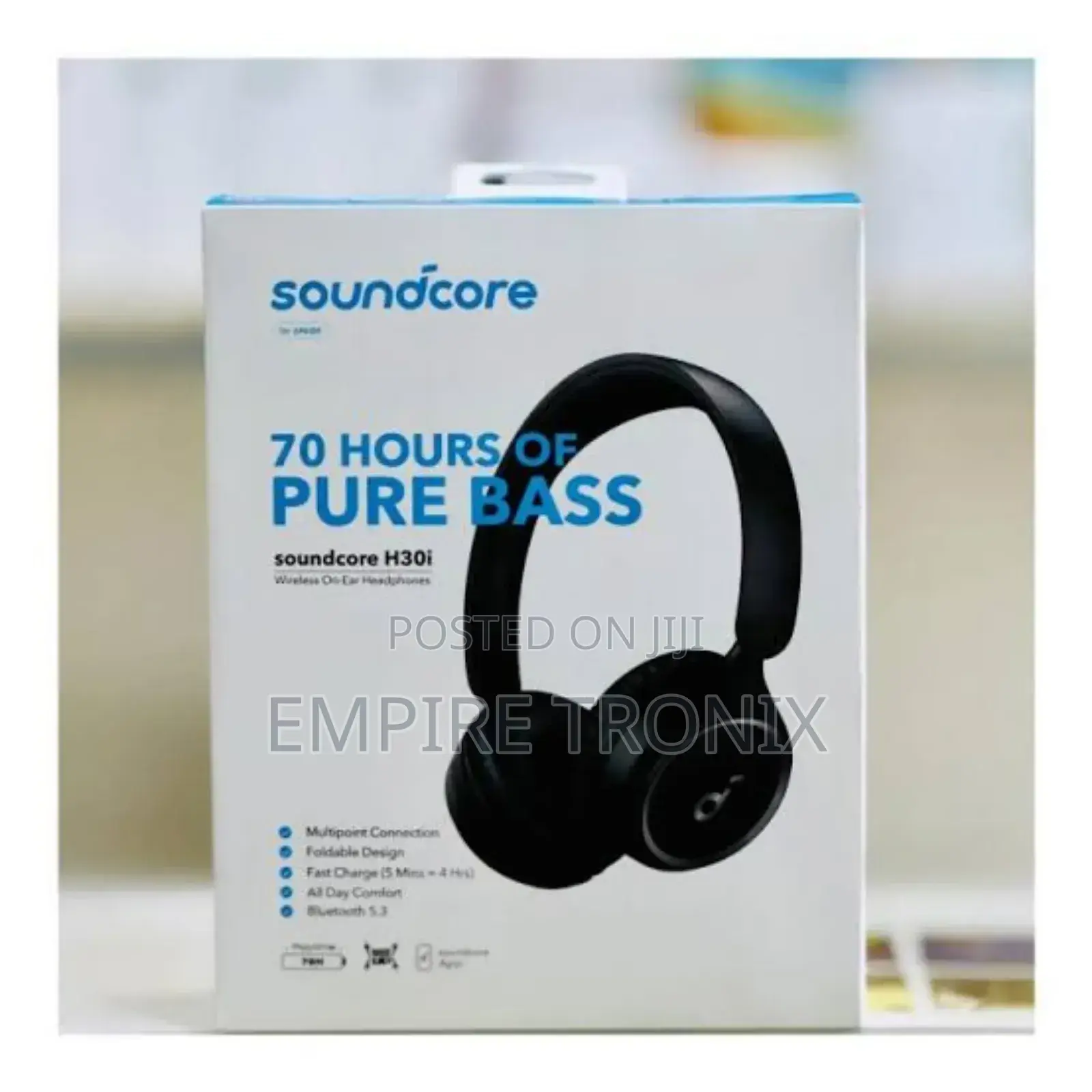 Soundcore Anker H30i on-Ear Bluetooth Wireless Headphones