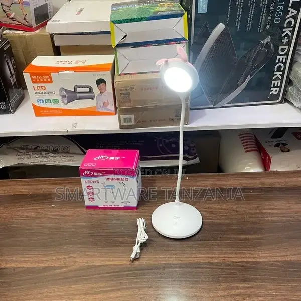 Portable Kids Desk Lamp Pink, Dimming Desk Lamp for Girls