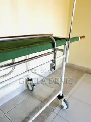 Hospital Strecher Trolley With Canvas and Wheels