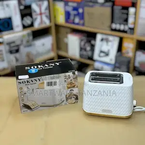 Auto Pop-up Bread Toaster 2 Slices 7 Browning Modes (White)