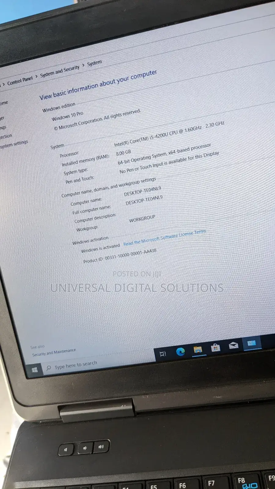Laptop Dell Latitude 5540 8GB Intel Core I5 HDD 500GB