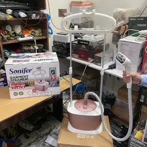 Steam Iron Double Pole, Standing Garment Steamer