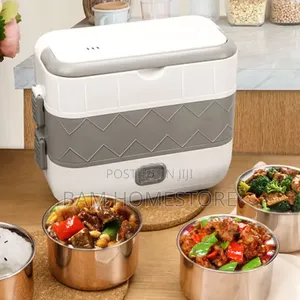 Electric Cooking Lunchbox With 4 Pots