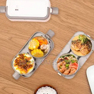 Electric Cooking Lunchbox With 4 Pots