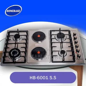 6 Plates Homebase Cooktop (Gas Electric Stove)