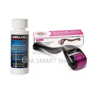 Minoxidil 5%+Derma Roller.(FREE DELIVERY )