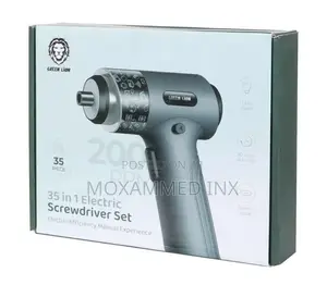 Greenlion GN35IN1ELSDGY 35in1 Electric Screwdriver Set
