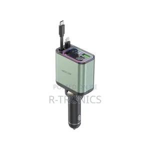 Green Lion Retractable 90watts Car Charger