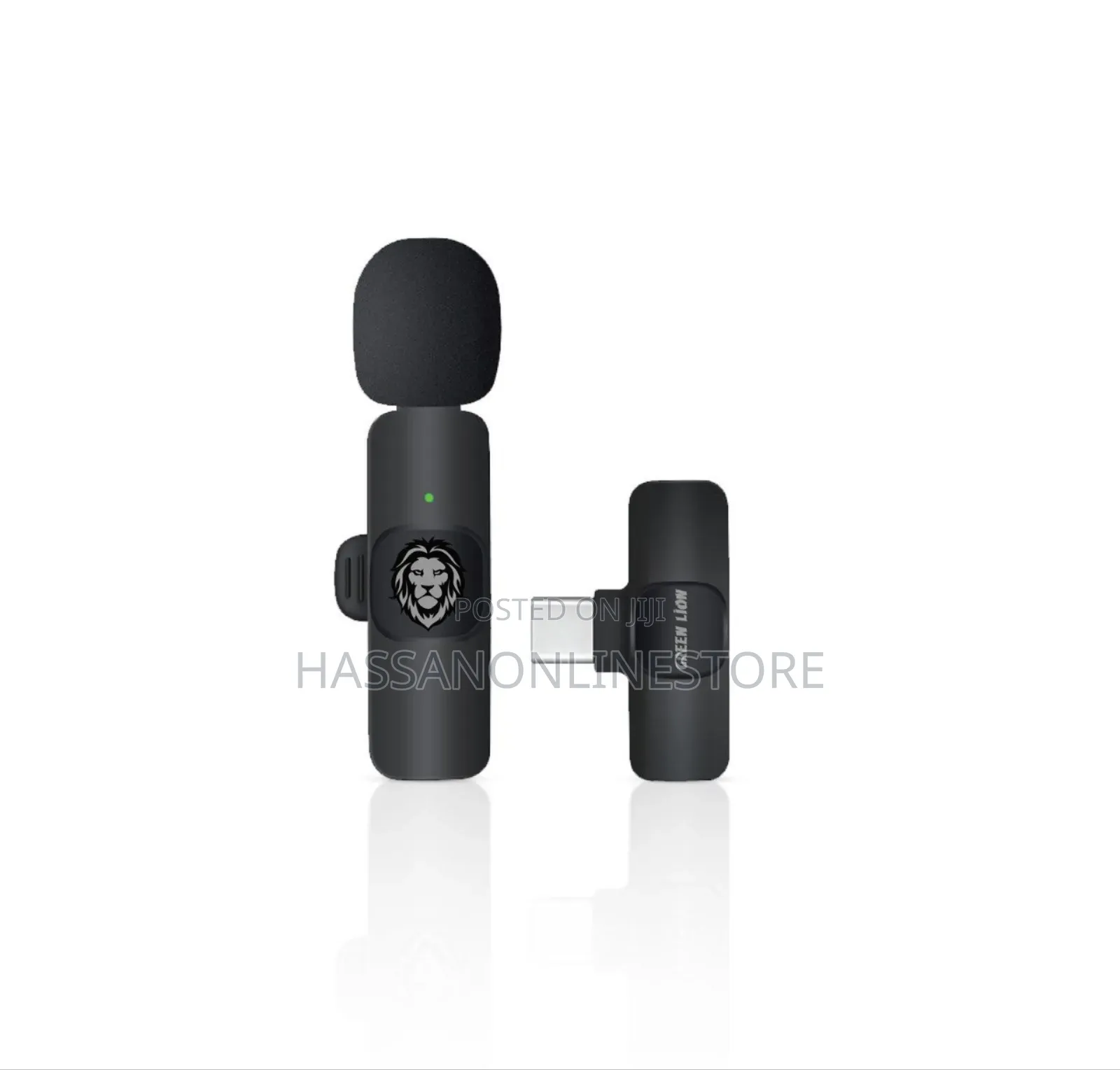 Green Lion Solo Wireless Microphone 3 Plugs 60mah - Black