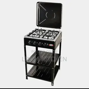 Decakila 4 Plate Gas Stove With Shelf
