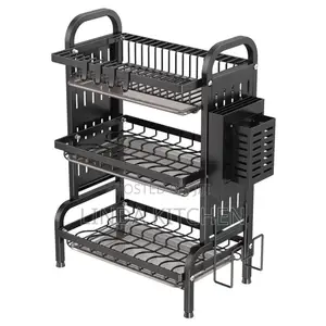 Stainless Steel Layers Dish Drainer