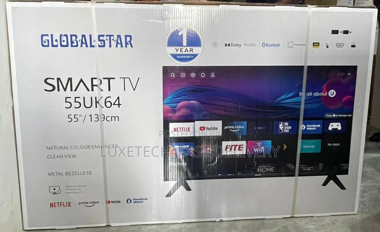 Global Star 55 Inches Smart Uhd Tv