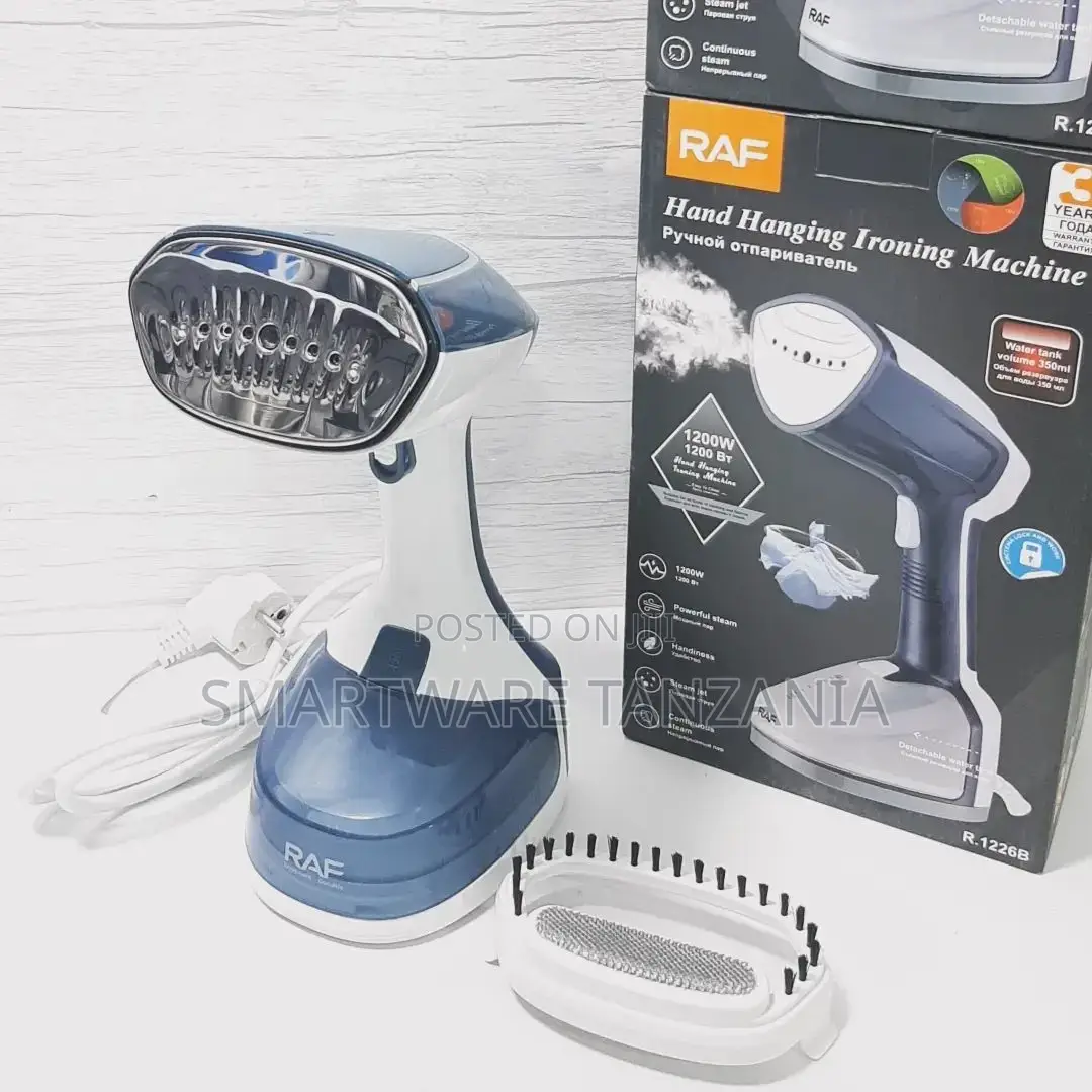 Steam Iron Fabric Wrinkle Remover With Brush For Home/Travel