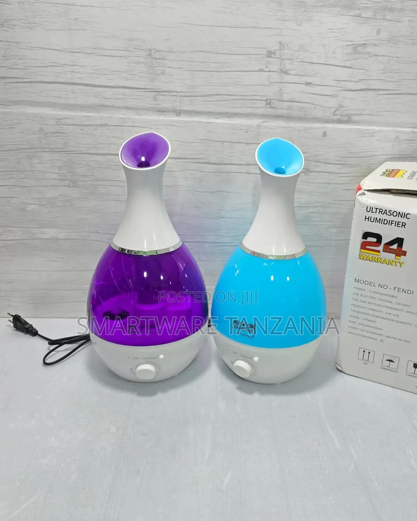 Ultrasonic Humidifier With Fragrance Diffuser