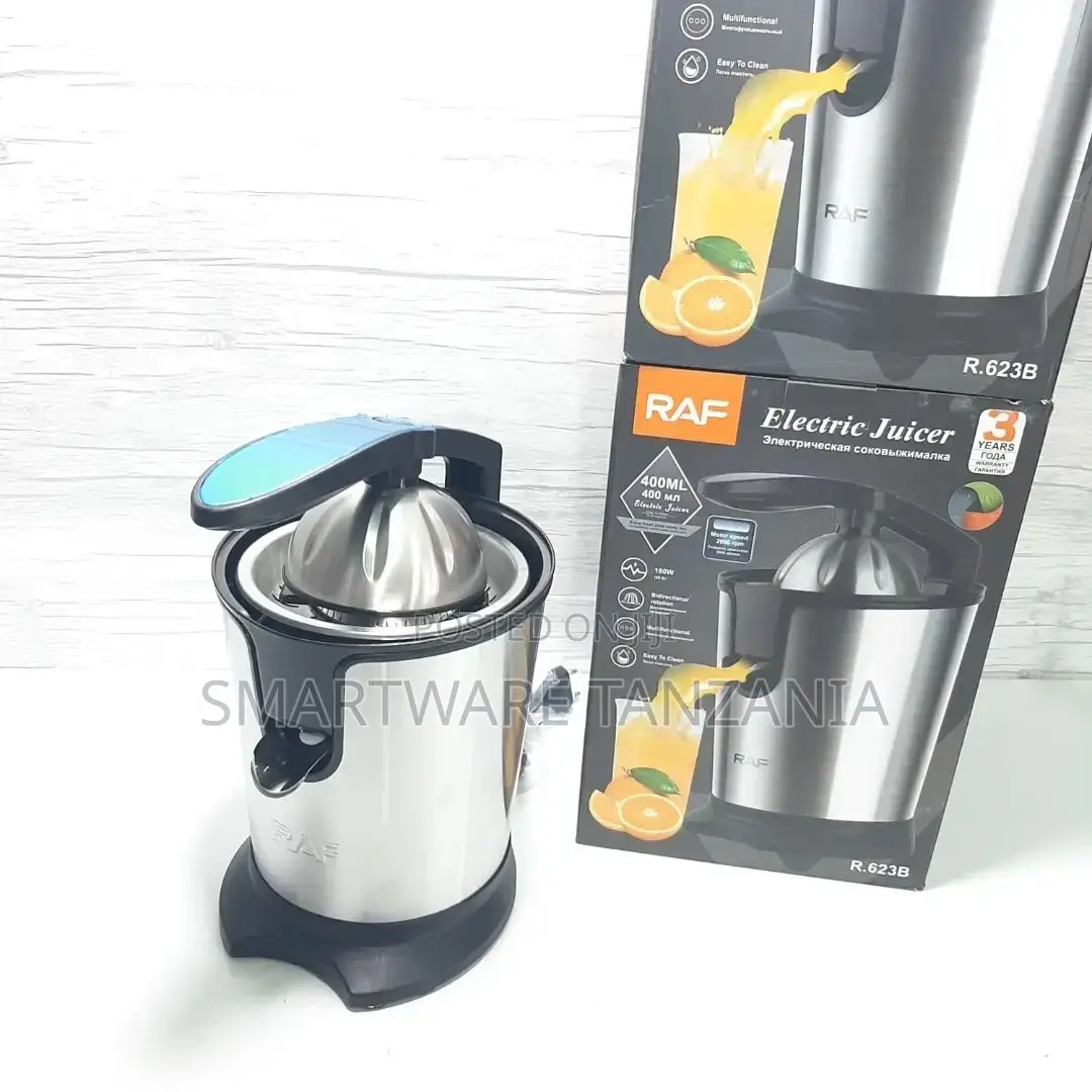 Electric Orange Juicer | Stainless Steel Citrus Squeezer