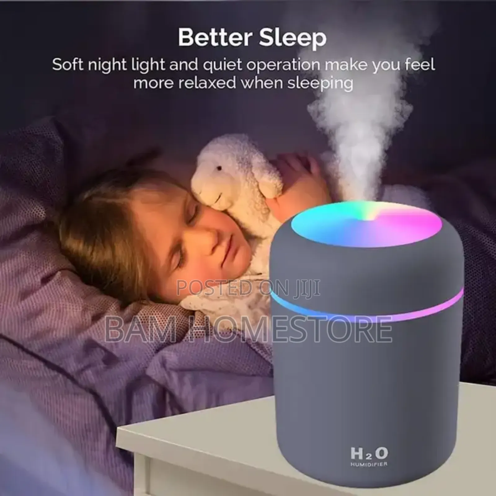 Aromatherapy Humidifier/Diffuser + Essential Oil