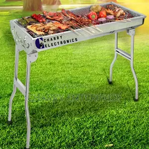Jiko La Kuchomea Nyama/ Grill La Kukunja Unaweza Safiri Nalo