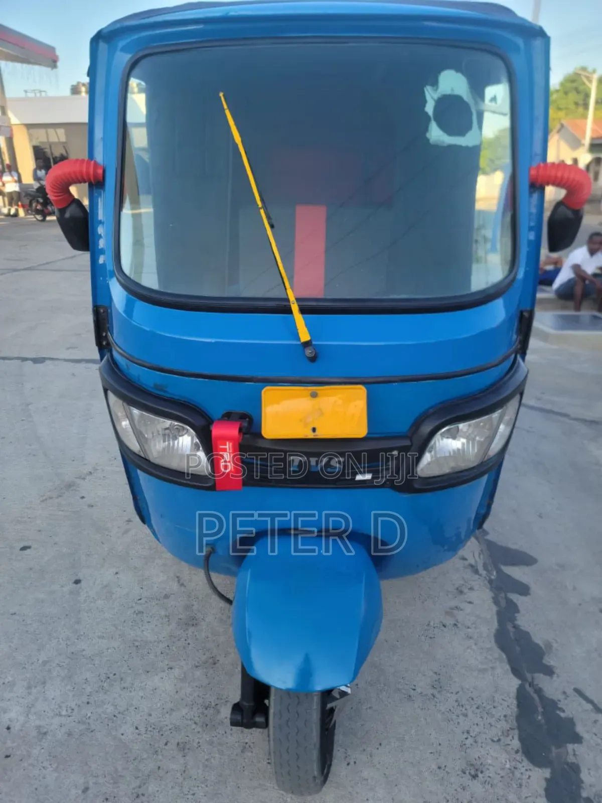 New TVS King Deluxe Plus iTouch Start 2023 Blue