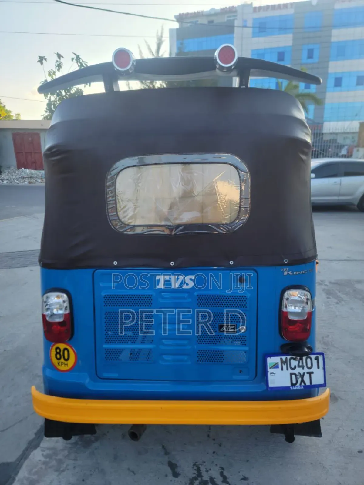 New TVS King Deluxe Plus iTouch Start 2023 Blue
