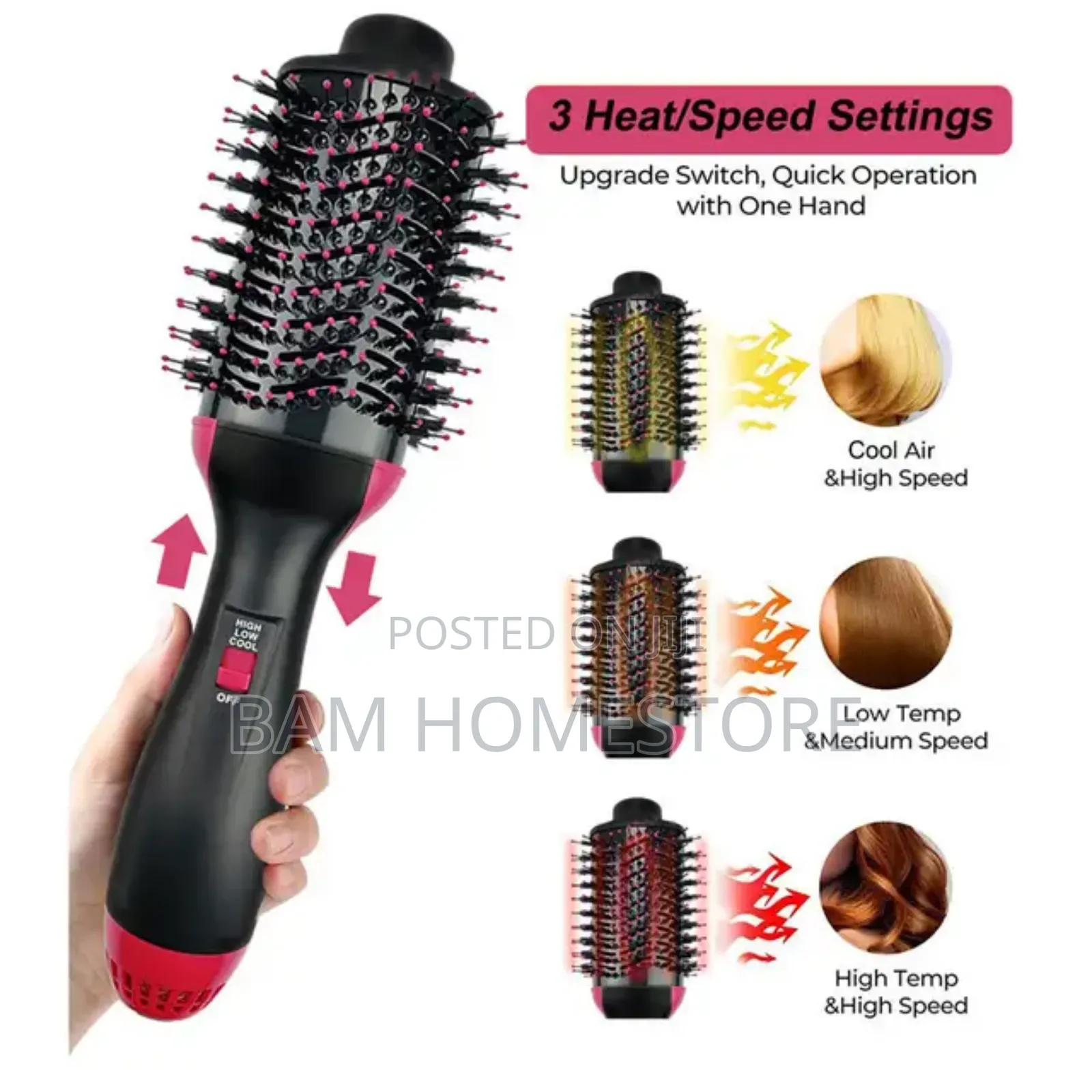 Hot Hair Brush Comb( Kitana Cha Umeme)