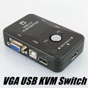 2 Port Manual VGA KVM Switch VGA 2 IN 1 OUT