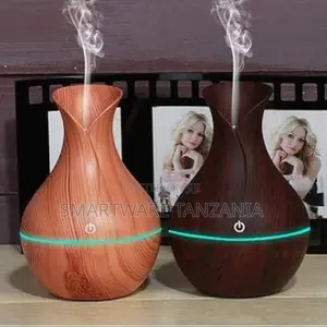 Wooden Aroma Diffuser Air Freshener Humidifier With Led