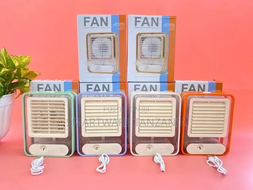 Portable Misting Fan Rechargeable 3 Speeds For Bedroom, Home